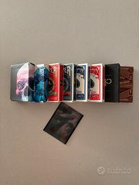 Lotto 8 mazzi carte da gioco da collezione + extra