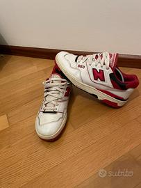 New Balance 550 rosse