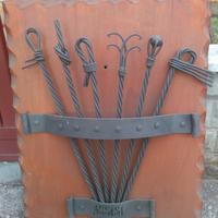 Pannello in legno e ferro Assisi