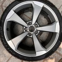 Cerchio Audi R19 - rotor grigio titanio