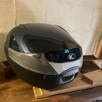 Bauletto per kymco agility 125 blu notte, bauletto