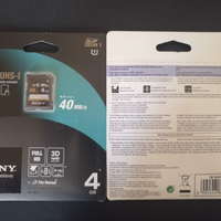 Scheda SDHC Sony 4gb