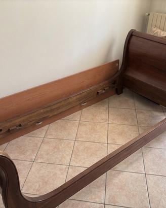Letto a Barcone in Legno - Ottime Condizione