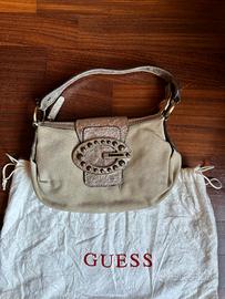 GUESS borsetta a spalla stile y2k in cotone