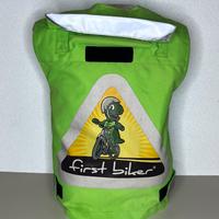 Gilet bimbo/a First Biker, maniglia 4/6 anni bici