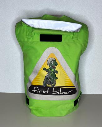 Gilet bimbo/a First Biker, maniglia 4/6 anni bici