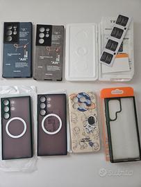 6 Cover+pellicole schermo Samsung Galaxy S23 Ultra