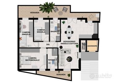 Quadrivano al secondo piano