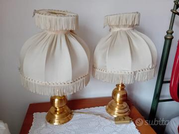 Coppia abat-jour - lampade da comodino