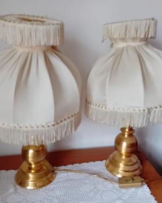 Coppia abat-jour - lampade da comodino