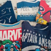 Magliette, felpe, camicia, giacca bambino, piumino