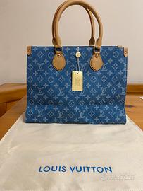 Borsa Louis Vuitton OnTheGo MM / PM Denim Monogram