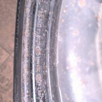 n°4 cerchi in ferro 5 fori 6,5 x 15 et 27