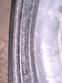 n°4 cerchi in ferro 5 fori 6,5 x 15 et 27