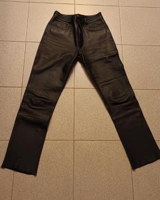 Pantaloni donna vera pelle tg 44