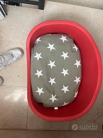 cuccia per cani con cuscino