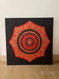 quadro mandala tibetano 