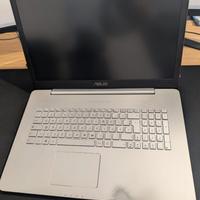 Notebook asus n752vx gc132t per parti di ricambio