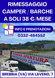 Rimessaggio camper e barche