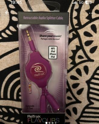 ReTrak Flavours- connette 2 coppie di cuffie