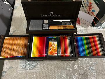 Pastelli Faber Castell 110086 Valigetta in Legno - Tutto per i bambini In  vendita a Napoli