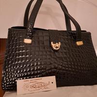 Borsa in coccodrillo con certificato 