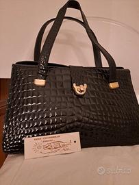 Borsa in coccodrillo con certificato 