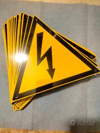 Cartello alta tensione professionale/decorativo 