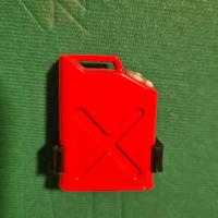 Tanica verniciata rossa per scaler crawler 1/10