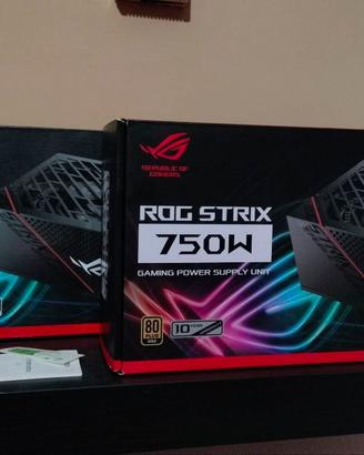 Alimentatore ASUS ROG STRIX  750W, Nuovo,MAI USATO