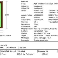 Porta finestra scorrevole 