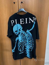 Philipp Plein Skeletons maglietta t shirt nera blu