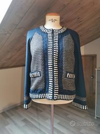 Tory Burch giacca blu marino - IT 42