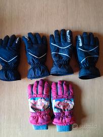 Guanti sci bambino bambina