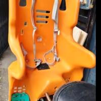 Seggiolone per la bici regolabile