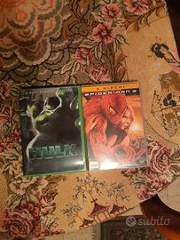 dvd Hulk e dvd Spiderman 2