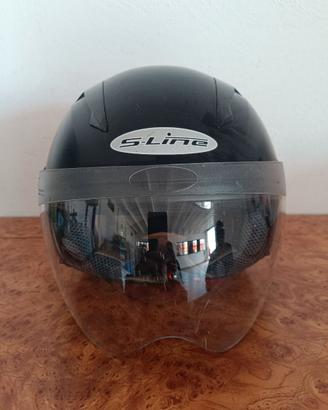 Casco Omologato ECER22-05 M 580 aperto con Doppia 