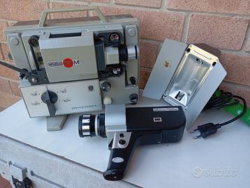 Kit Vintage Super 8 Cinepresa+Lampada e Proiettore