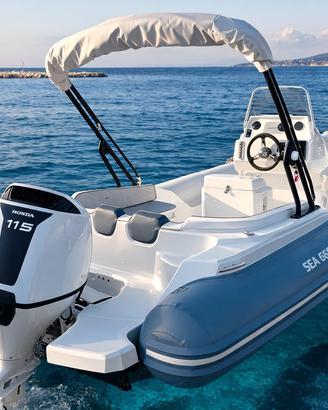 gommone sea 660 gt & honda bf 115