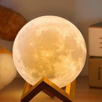 Lampada luna 3D senza led