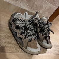 Lanvin curb taupe/Grey marroni 40