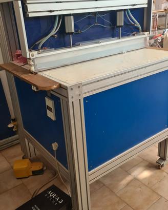 Saldatrice per tende in pvc 
