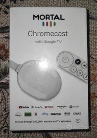 Tv stick Mortal Chromecast android 14.0 2 GB Ram, 