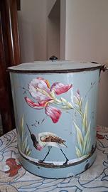 Congenitore ferro dipinto a mano