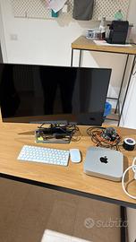 Mac Mini M2 + Magic Mouse + tastiera + Monitor 27”