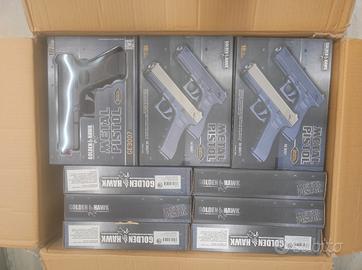 Pistola a molla g17 plastica e metallo