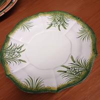 piatto in ceramica disegno jungle firmatoe marcato