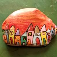 Dipinto a mano su sasso