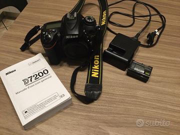 Nikon D7200 solo corpo macchina