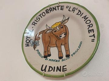 Piatto vintage del buon ricordo